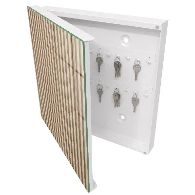 Armadietto portachiavi Linee beige