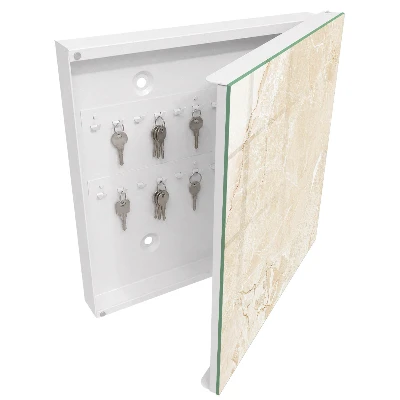 Cassetta portachiavi da parete Fantasia beige