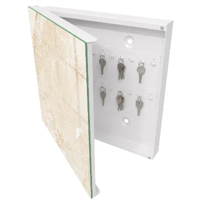 Cassetta portachiavi da parete Fantasia beige