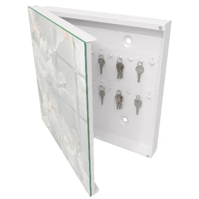 Cassetta portachiavi da parete Eleganza neutra