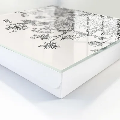 Scatola porta chiavi Eleganza floreale