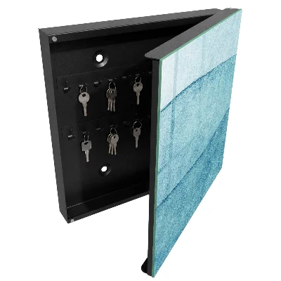 Scatola porta chiavi modello Trame blu