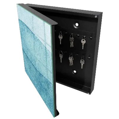 Scatola porta chiavi Trame blu