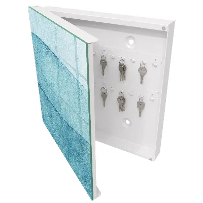 Scatola porta chiavi Trame blu