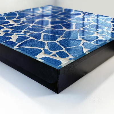 Cassetta portachiavi da parete Mosaico blu
