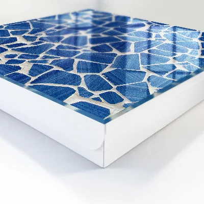 Cassetta portachiavi da parete Mosaico blu