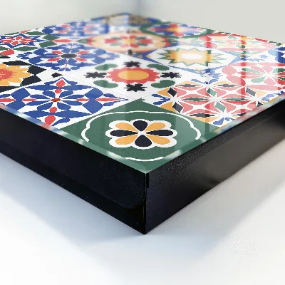 Scatola porta chiavi Mosaico floreale