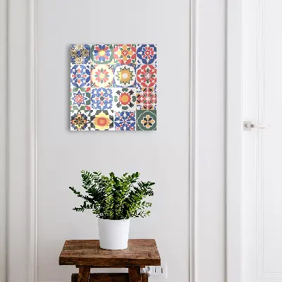 Scatola porta chiavi Mosaico floreale