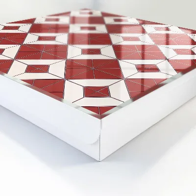 Scatola porta chiavi Mosaico rosso