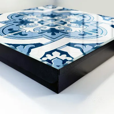 Armadietto portachiavi Piastrelle blu