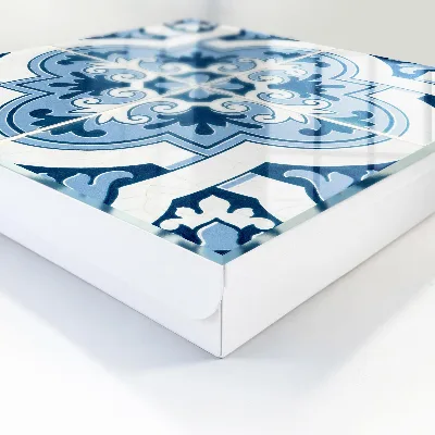 Armadietto portachiavi Piastrelle blu
