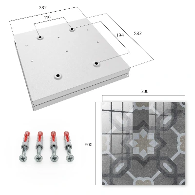 Scatola porta chiavi Stile geometrico