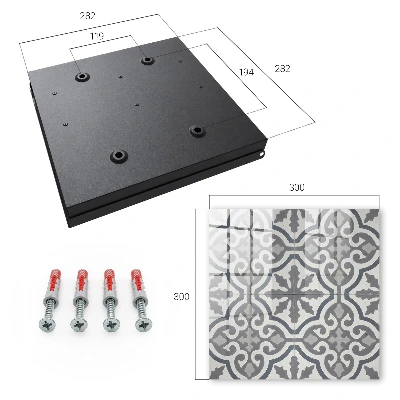 Cassetta portachiavi da parete Modello geometrico