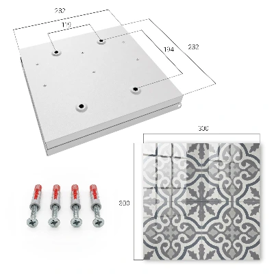 Cassetta portachiavi da parete Modello geometrico