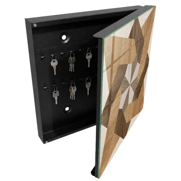 Scatola porta chiavi Stella di legno
