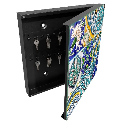 Scatola porta chiavi Motivi colorati