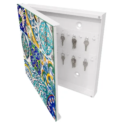 Scatola porta chiavi Motivi colorati