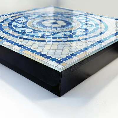Cassetta portachiavi da parete Mosaico geometrico