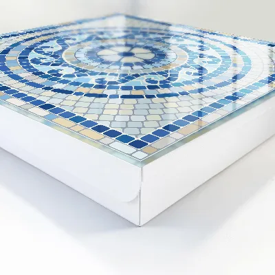 Cassetta portachiavi da parete Mosaico geometrico