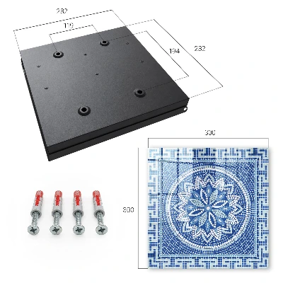 Armadietto portachiavi Mosaico blu