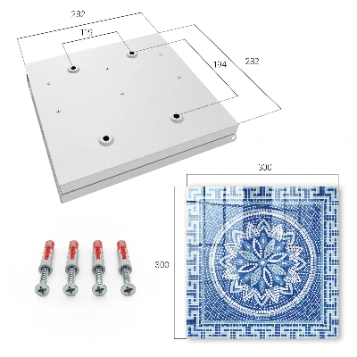 Armadietto portachiavi Mosaico blu