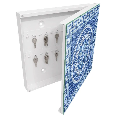 Armadietto portachiavi Mosaico blu