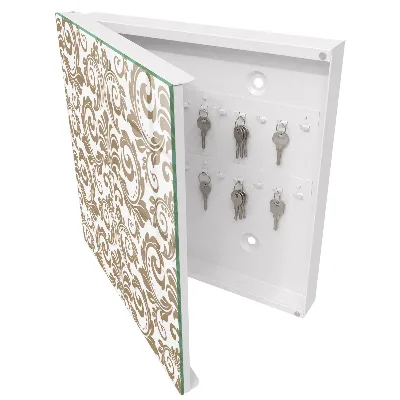 Armadietto portachiavi Ornamento floreale