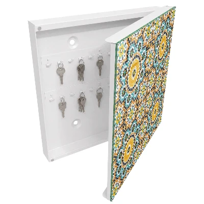 Scatola porta chiavi Mosaico geometrico