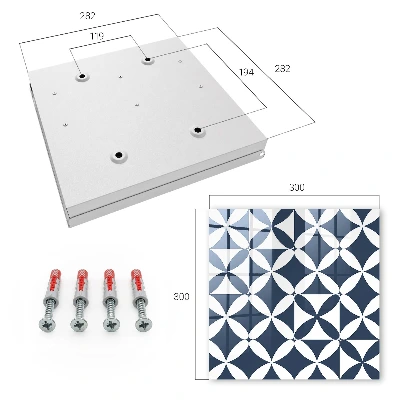 Scatola porta chiavi Stile geometrico