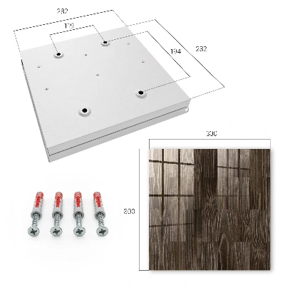 Scatola porta chiavi Legno marrone