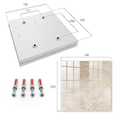 Scatola porta chiavi Marmo beige