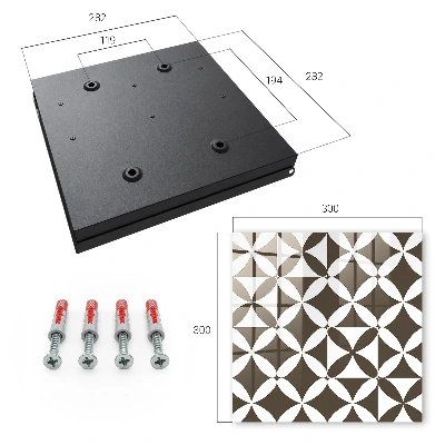 Scatola porta chiavi Composizione geometrica