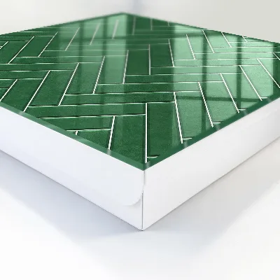 Scatola porta chiavi Spina di pesce verde
