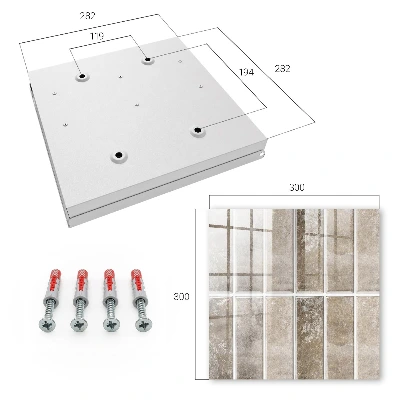Scatola porta chiavi Elegant Tiles