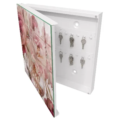 Scatola porta chiavi Fiori romantici