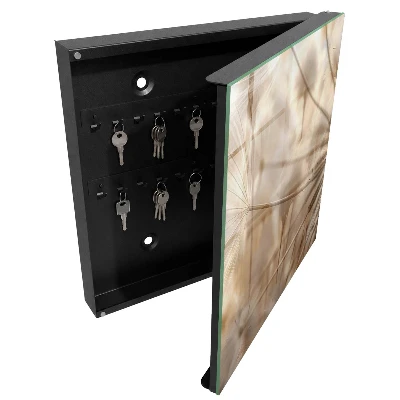 Scatola porta chiavi Denti di leone beige