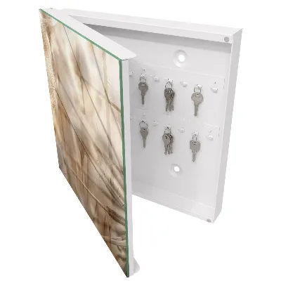 Scatola porta chiavi Denti di leone beige