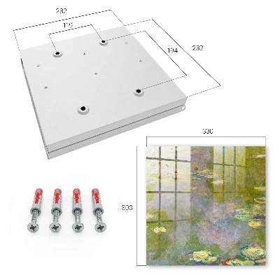 Scatola porta chiavi Ninfee di Claude Monet