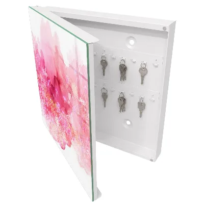 Scatola porta chiavi Paesaggio floreale