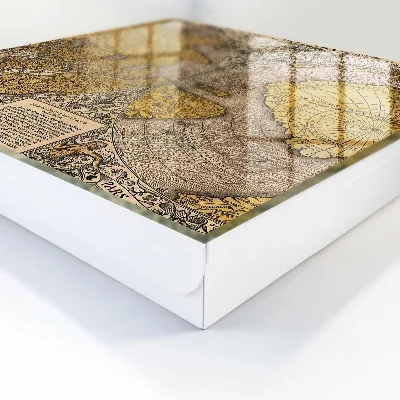 Scatola porta chiavi Antica mappa