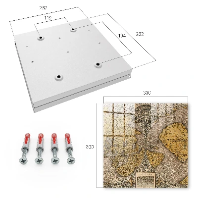 Scatola porta chiavi Antica mappa