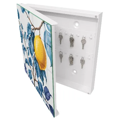 Scatola porta chiavi Foglie di limone