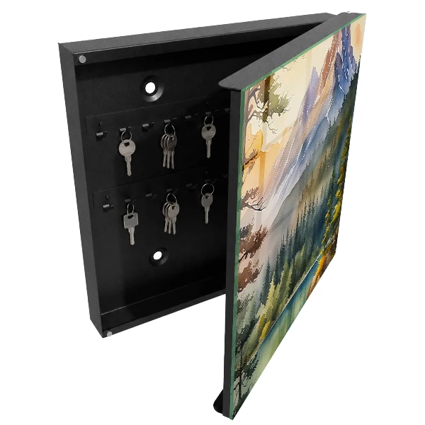 Scatola porta chiavi Paesaggio montano