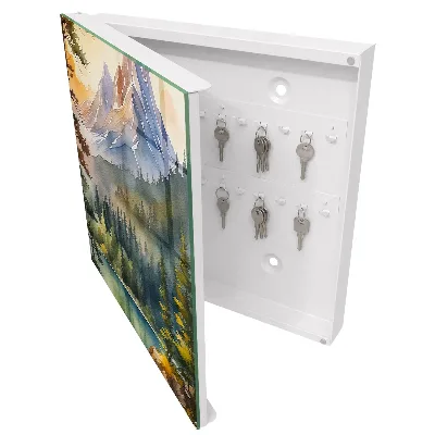 Scatola porta chiavi Paesaggio montano