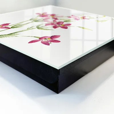 Scatola porta chiavi Fiori rosa