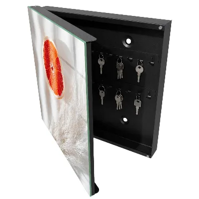Scatola porta chiavi Pompelmo rosso e erba boho