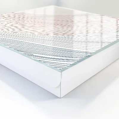 Cassetta portachiavi da parete Linee ondulate