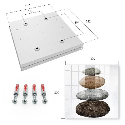Scatola porta chiavi Set di pietre