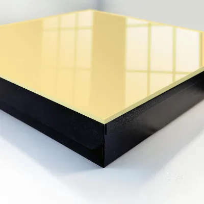 Scatola porta chiavi Giallo crema