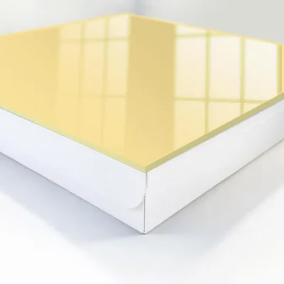 Scatola porta chiavi Giallo crema